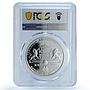 Armenia 100 dram Platini KM-209 Kings of Football PR 68 PCGS silver coin 2011