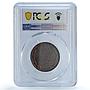 Germany Weimar April Inflation Saxony Woman Child MS 64 PCGS bronze medal 1923