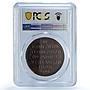 Germany Weimar Inflation Wurcherer Arnold-180 MS 64 PCGS bronze medal 1923