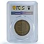 Germany Weimar Inflation 1 December MS 64 PCGS bronze medal 1923