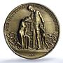 Germany Weimar Inflation 15 November MS 63 PCGS brass medal 1923