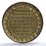 Germany Weimar Bismarck Hindenburg Gilt Schl-106 MS 62 PCGS bronze medal 1931