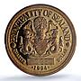 Sealand 25 cents Orca Fantasy X#7 Treasures Sea Whale PR67 PCGS bronze coin 1994