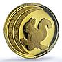 Andorra 5 diners Red Squirrel KM-111 Wildlife Fauna PR 67 PCGS gold coin 1994