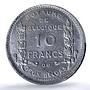 Belgium 10 francs Independence French Position A MS 64 PCGS nickel coin 1930