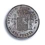 Spain 1 peseta Alfonso XIII KM-706 Calico-41 MS 62 PCGS silver coin 1896 PG V