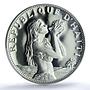 Haiti 50 gourdes Woman with Shell Mark Left KM-104.1 PR 69 PCGS silver coin 1973