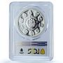 Peru 1 sol Protection Ibero-American Vicuna Monkey Crocodile PR69 PCGS coin 1994