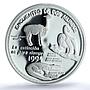 Peru 1 sol Protection Ibero-American Vicuna Monkey Crocodile PR69 PCGS coin 1994