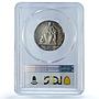 Vatican 10 lire Pius XII KM-38 Bermann-3387 MS 64 PCGS silver coin 1942