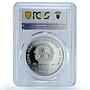 Vietnam 10000 dong Year Snake Holographic Lunar Calendar PR 69 PCGS Ag coin 2001