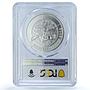 Albania 100 leke Independence KM-92 Ismail Qemali PR 69 PCGS silver coin 2002