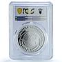 Armenia 100 dram Book of Sadness KM-99 Gregory Narek PR 68 PCGS silver coin 2002