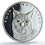 Belarus 20 roubles Lynx KM-186 Protection Fauna Cat PR69 PCGS silver coin 2008