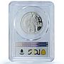 Algeria Mohamed Khider Revolution 50th Anniversary PR 66 PCGS silver medal 2004
