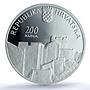 Croatia 200 kuna Dubrovnik KM-114 City Castle PR 70 PCGS silver coin 2018