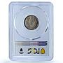Korea Japanese 5 chon Protectorate Gwang Mu KM-1126 MS 65 PCGS CuNi coin 1905
