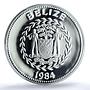 Belize 1 dollar Elizabeth II KM-95a Macaw Bird PR70 PCGS silver coin 1984