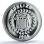 Belize 50 cents Elizabeth II KM-94a Frigatebird PR 70 PCGS silver coin 1984