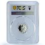 Belize 1 cent Elizabeth II KM-90a Swallow Kite Bird PR 70 PCGS silver coin 1984