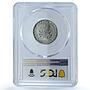France 1 franc Republic Piedfort KM-PE330 Sower SP 68 PCGS nickel coin 1960