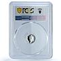 Malawi 5 kwacha Ballerina Russia Investment Bullion PR 67 PCGS silver coin 2006
