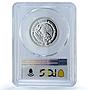 Mexico 1/2 onza Libertad Angel of Independence KM-545 PR69 PCGS silver coin 1995