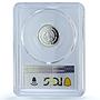 Mexico 1/10 onza Libertad Angel Independence KM-543 PR 69 PCGS silver coin 1995
