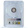 Mexico 1/20 onza Libertad Angel Independence KM-609 PR 69 PCGS silver coin 2004