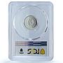 Mexico 1/10 onza Libertad Angel Independence KM-543 MS 67 PCGS silver coin 1993