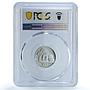 Nambia 100 rand Reiter X#E2 ESSAI Elephant Horseman SP66 PCGS silver coin 1987