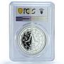 Nepal 2000 rupees Gyanendra Bikram Accession KM-1172 PR 70 PCGS silver coin 2001