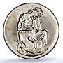 Germany Weimar July Inflation Saxony Arnold-187 Woman Child MS64 PCGS medal 1923