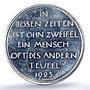 Germany Weimar Inflation Wurcherer Arnold-180 MS 63 PCGS aluminum medal 1923