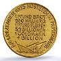 Germany Weimar Inflation 1 December MS 64 PCGS bronze medal 1923