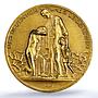 Germany Weimar Inflation 15 November MS 63 PCGS brass medal 1923