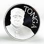 Tonga 1 pa'anga 50th Anniversary Food Organization silver coin 1995