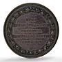 Italy Dante Alighieri WT-1577 Literature Writer AU 58 PCGS bronze medal 1806