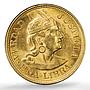 Peru 1 libra Republic Trade Coinage KM-207 MS 62 PCGS gold coin 1906 G O Z F