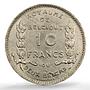 Belgium 10 francs Independence French Position A MS 64 PCGS nickel coin 1930