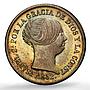 Spain 2 reales Isabella II Madrid KM-599.2 Cal-363 MS 65 PCGS silver coin 1852