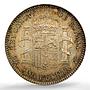 Spain 1 peseta Alfonso XIII KM-706 Calico-44 MS 64 PCGS silver coin 1900 SM V