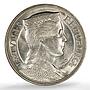 Latvia 5 lati Republic KM-9 Maiden MS 62 PCGS silver coin 1931