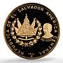 El Salvador 25 colones Independence Fecundidad Dali PR 68 PCGS gold coin 1971