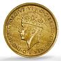 West Africa British 1 shilling George VI KM-23 MS 62 PCGS NiBrass coin 1942