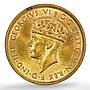 West Africa British 2 shillings George VI KM-24 MS 62 PCGS NiBrass coin 1942 KN