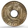 East Africa British 1 cent George V KM-7 Uganda MS 64 PCGS CuNi coin 1911