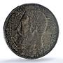 Belgium 5 francs King Leopold II Position A KM-24 AU53 PCGS silver coin 1873