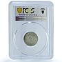 Iraq 20 fils Faisal I Error Date KM-99 Genuine PCGS silver coin 1933