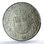 Italy 5 lire Umberto I Coinage KM-20 AU 58 PCGS silver coin 1879